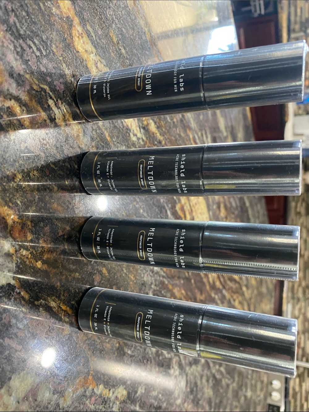 BNIP Shield Labs Meltdown Acne Reducing Spray 2 oz bottles (4)